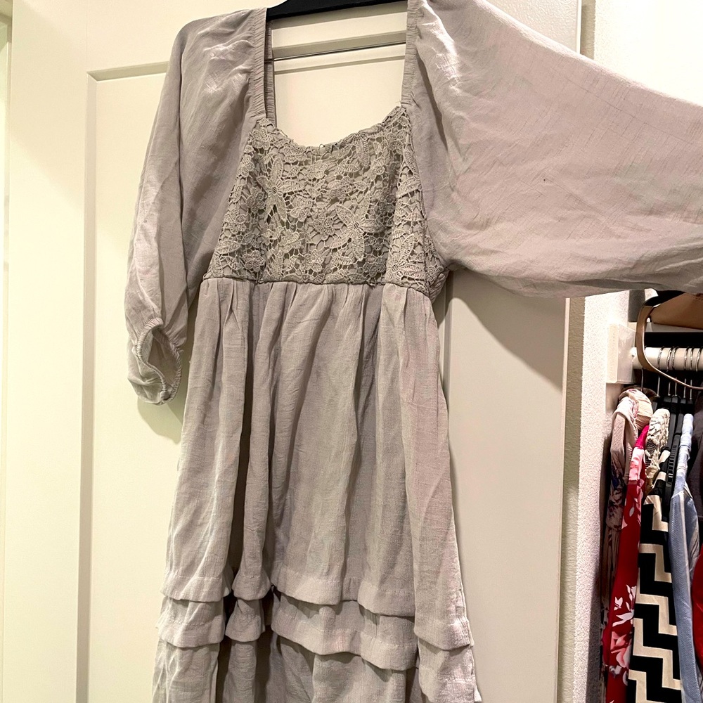Gray dress